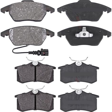 KIT PASTIGLIE FRENO ANTERIORI E POSTERIORI compatibile con SSANGYONG MUSSO GRAND / PASTIGLIE FRENANTI AUTO OEM P 30 036,P 30 063 / SOSTITUZIONE DIRETTA / BASSA POLVERE / SILENZIOSO