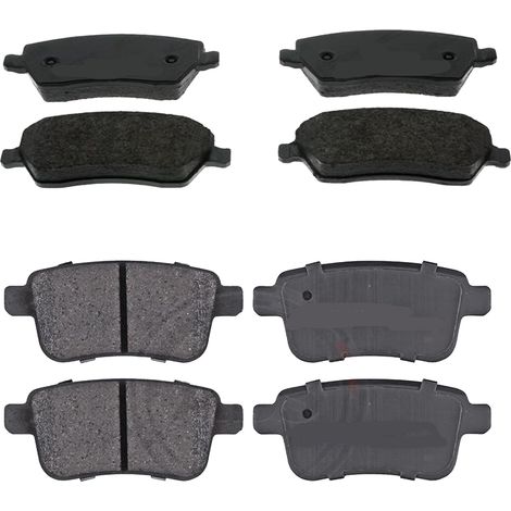 KIT PASTIGLIE FRENO ANTERIORI E POSTERIORI compatibile con MERCEDES-BENZ CLASSE A TRE VOLUMI (V177) / PASTIGLIE FRENANTI AUTO OEM P 50 146  P 50 152,P 50 148  P 50 151 / SOSTITUZIONE DIRETTA / BASSA P