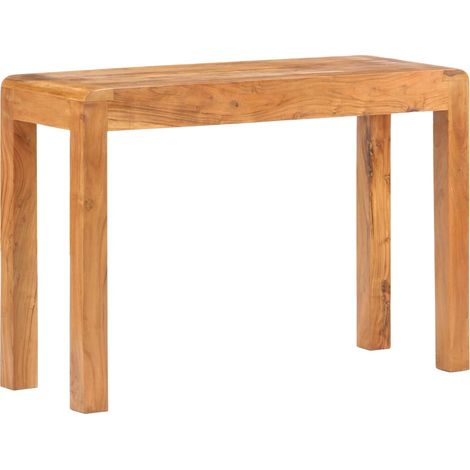 Vidaxl – Table console en bois d'acacia massif 110x40x76cm – Finition miel – Article poli et laqué – Unique par ses grains naturels