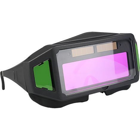 Selbstverdunkelnde Schweißerbrille, UV-geschützt, entspiegelt, automatisch verdunkelnd, solarbetrieben (1/5)