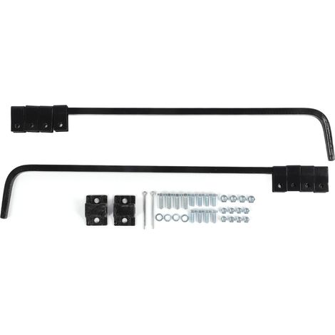 Support de garde-boue droit en acier au carbone, robuste, pour semi-camions, remorques RVs, 30 pouces (1/5)