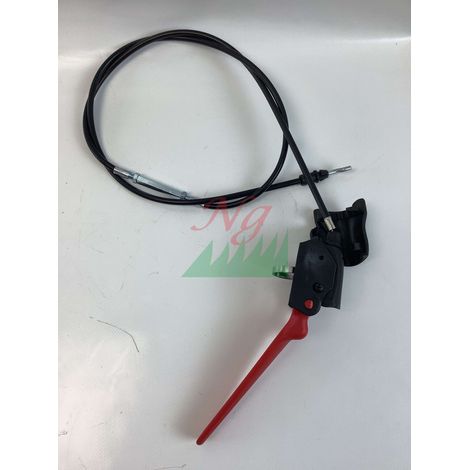 Set cavo freno motore PM KW con leva rossa tagliaerba ORIGINALE GRIN PRT-1352