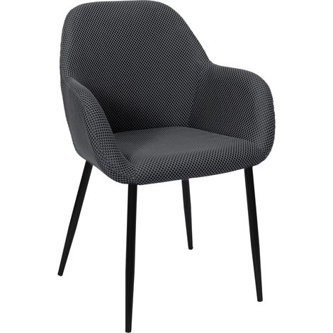 Fauteuil gris 59x85x55,7 cm