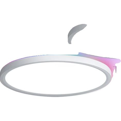 Lámpara de techo, control inteligente, iluminación RGB regulable, 40 cm - 2 piezas, ajustable. (1/2)