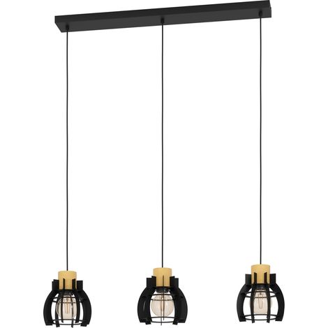 Suspension luminaire Stillington 1, lustre à 3 lampes pour salon et (1/5)