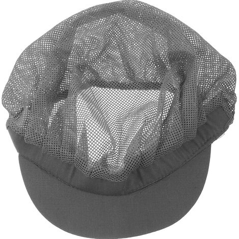 Toque de chef en coton respirant, grise, uniforme pour hommes et femmes, usage en restauration (1/5)