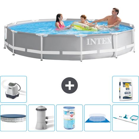 Intex Piscine Prism Frame Ronde - 366x76 cm - 8-pièces S31925 (1/5)