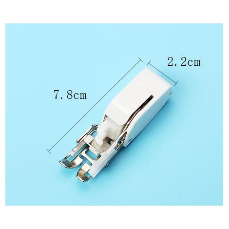 Accessoires pour machines à coudre multifonctions Pied-de-biche synchronisé Entraîneur de tissu - 7,82,23,1cm, blanc, 1pc (1/3)