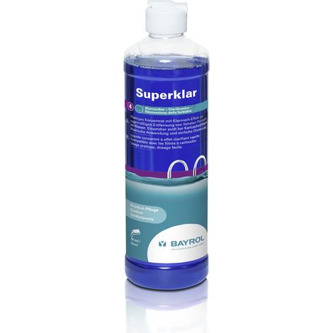 BAYROL Superklar agente clarificante para piscinas, líquido 0,4 l BAYROL