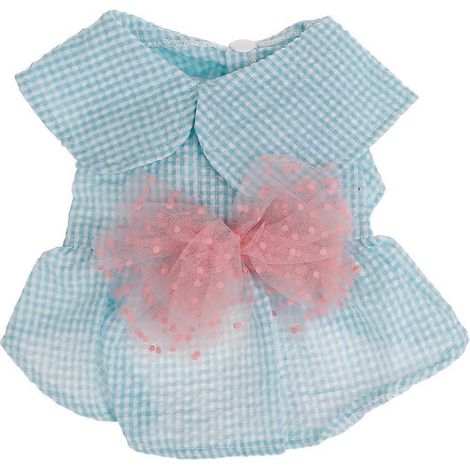 Robe à carreaux pour chienne, robe de princesse, robe tutu pour chienne, robes pour petites chiennes (filles) - Taille S (1/5)