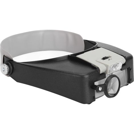 Lunettes loupe frontales grossissantes 1,5x, 3x, 8,5x et 10x avec éclairage LED (1/5)