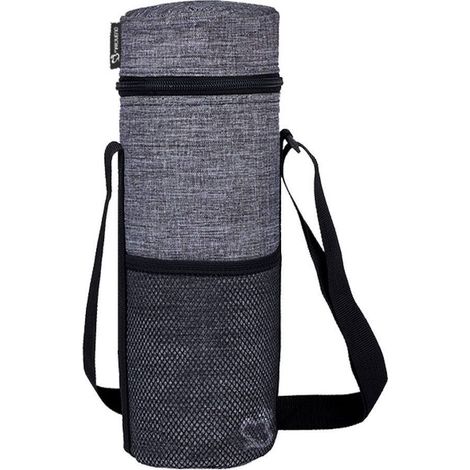 Marbueno Botellera Poliester Color Gris 1,5L 32x10 cm