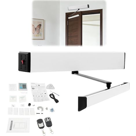 Ouvre-porte Basculant automatique électrique avec télécommandes - mode manuel/voiture pour bureau, hôpital, banque, hôtel (1/5)
