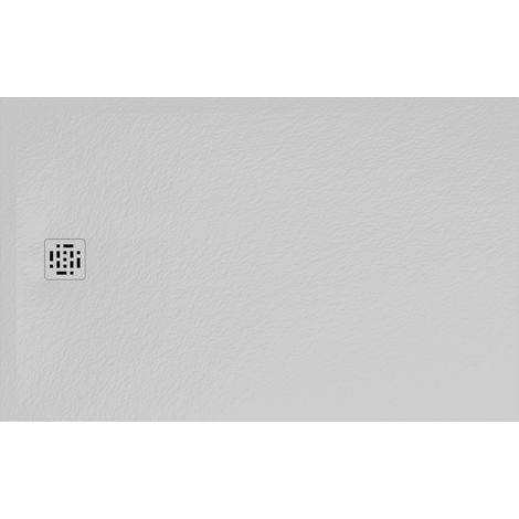 Piatto doccia bianco 100x160 cm Globo serie Docciapietra DP16100501 Bianco - Mineralsolid (1/4)
