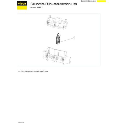VIEGA 305390 clapet anti-refoulement 4987.1 (1/5)