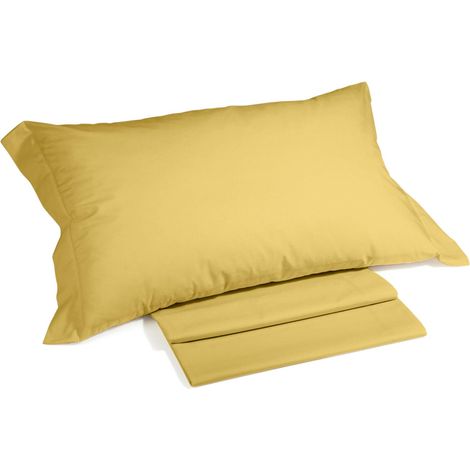 Parure de lit avec Housse de Couette 100% Coton – 2 Taies d’Oreiller 50x80 cm, Linge de Lit Confortable et Elégant - Housses de Couettes Pour 1 Personne ou 2 Personnes (1/5)