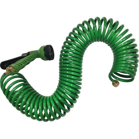 Akhuo Spiralschlauch Messingzubehör 9,5 mm 15 m