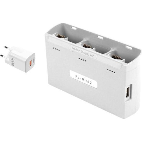 Chargeur de Batterie 3 Voies pour Drone 2/SE, Compatible avec pour les Drones 2 SE/SE/4K, avec Prise UE 35 WPD
