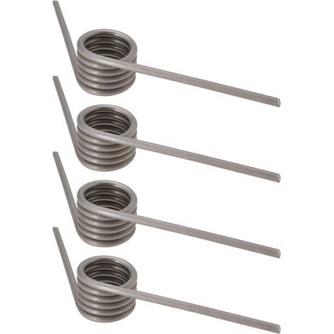 4pcs 304 Stainless Steel Torsion Springs Wire Diameter 2mm Outer Diameter 15mm 122° Deflection Suitable for Chimneys with Sliding Doors (1/5)