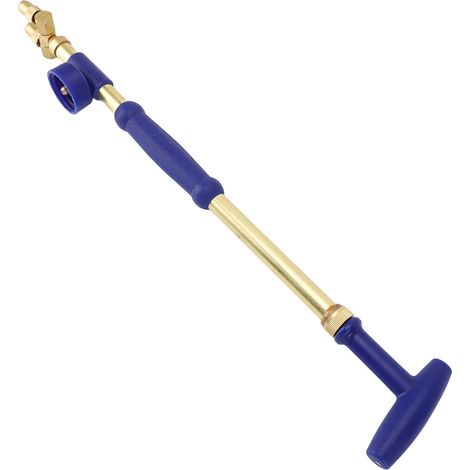 Pulvérisateur à main pression acier inoxydable cuivre baguette arrosage plante tuyau jardin embout double 5 accessoires (1/5)