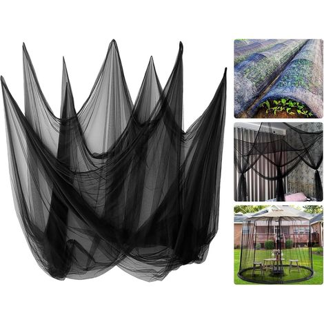 Moskitonetz, 3 x 10 m, Insektennetz für Gemüsegarten, feinmaschiges Netz für Garten, Moskitonetz für Balkon und Terrasse (1/5)