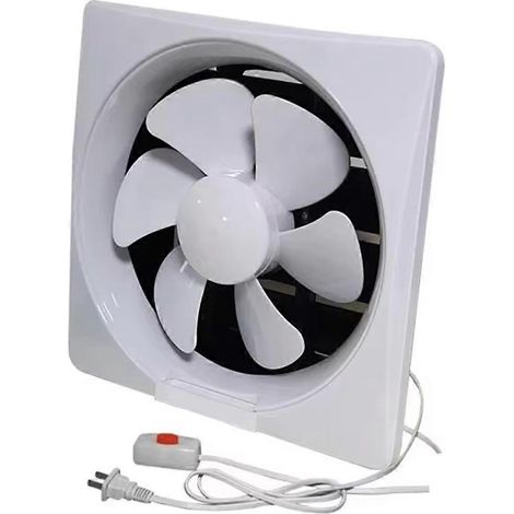 Leistungsstarker und leiser Wandlüfter für Küche, Bad und Fenster (10 Zoll, US-Stecker). (1/5)