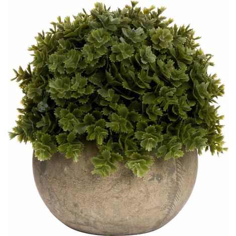 Miniature Shrubby Veronica in Pot Artificial Plant - L13 x W13 x H13 cm