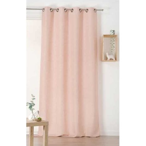 Rideau dépolluant rose poudré - 135x240cm - Rose