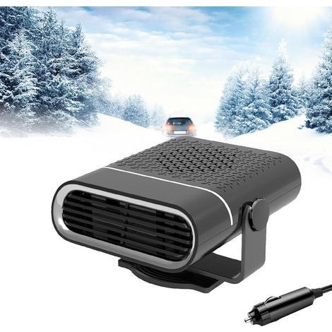 1 Chauffage Voiture 2 en 1, 150w, Dégivreur Pare Brise, Réglage 360°, Véhicule 12v