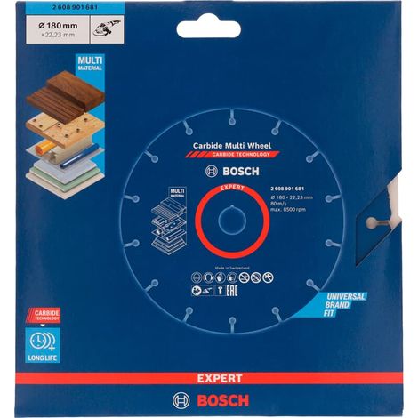 Bosch Expert Carbide Multi Wheel Trennscheibe 180 mm (1/2)