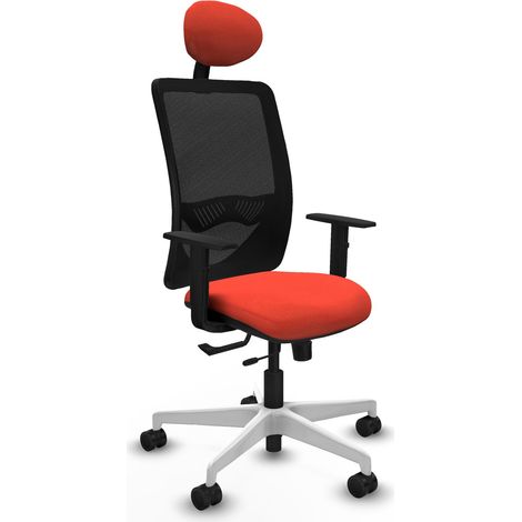 Silla de oficina piqueras y crespo Zulema negro reposacabezas ajustable (1/2)