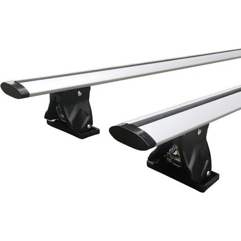 Verstellbare Aluminium-Dachträger – Set mit zwei Trägern, 120 cm