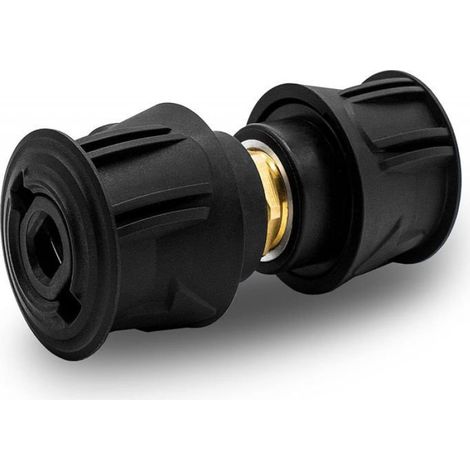 Accessoires nettoyeur haute pression : raccord rapide haute pression double tête Karcher, adaptateur de raccordement de tuyau 2 (1/5)