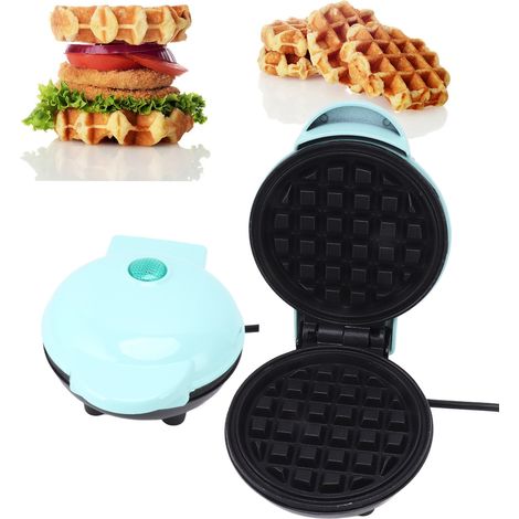 Appareil à sandwichs multifonctionnel 3 en 1, sandwichs épais, toasts, gaufres, pain, pain brésilien, 110 V, bleu. (1/5)