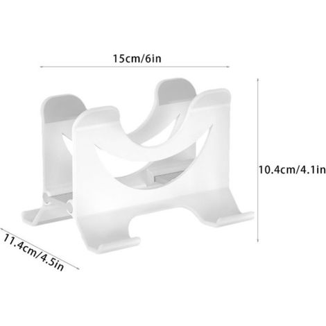 Support Vertical Pour Ordinateur Portable - Hauteur Réglable - Pour Bureau Compact - Noir Blanc Rouge - 1 Pièce (1/5)