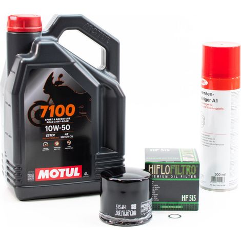 Kit Entretien Vidange Standard pour ROYAL ENFIELD CONTINENTAL 650 GT de 2019 à 2024 - MOTUL 7100 10W50 4L