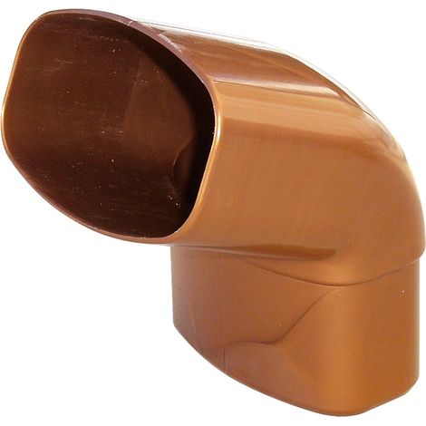 Coude PVC 67°30 MF pour tube BEST Ø92x57 - effet cuivre - First Plast (1/2)