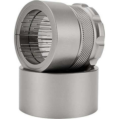 WDT 51mm Kaffeeauslaufwerkzeug, 22 Nadeln, Nivellierer, Rotationsrührwerk (mit Bürste und Sockel)
