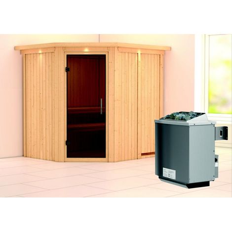 Siirin Eck,9KW integr. Strg graphitfarb. Ganzglastür u. DK