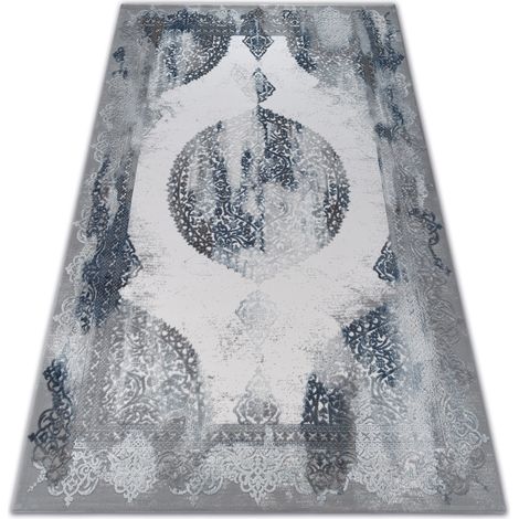 Teppich ACRYL VALENCIA 5040 ORIENT Blau/Grau grey 80x150 cm
