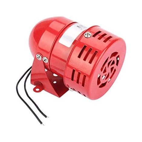220V 110dB MS-190 Mini Métal Sirène Alarme Industrielle Rouge (1/5)