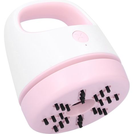Nettoyeur de Bureau Mini 2 Niveaux Portable, Collecteur de Poussière USB pour Maison/Bureau Rose