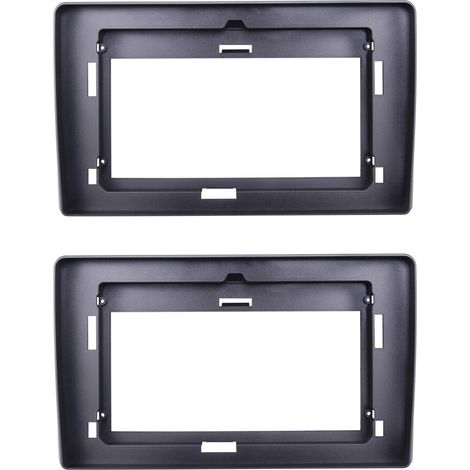 Mascherina per auto in 2 pezzi da 10,1 pollici per Hiace 2010-2018, adattatore per montaggio audio 2Din, kit di montaggio pannello.