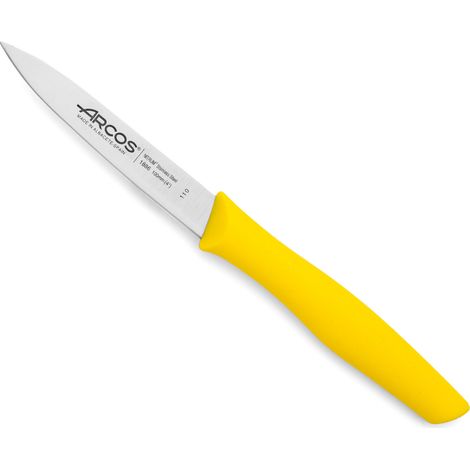 Messer Mondador Arcos Nova 188625 Edelstahl Nitrum und mango Polypropylen, gelbe Klinge von 10 cm im Displaykarton (1/5)