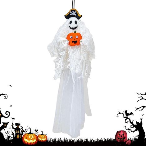 Décorations d'Halloween pour sapin, maison hantée, artisanat flottant dynamique (1/5)