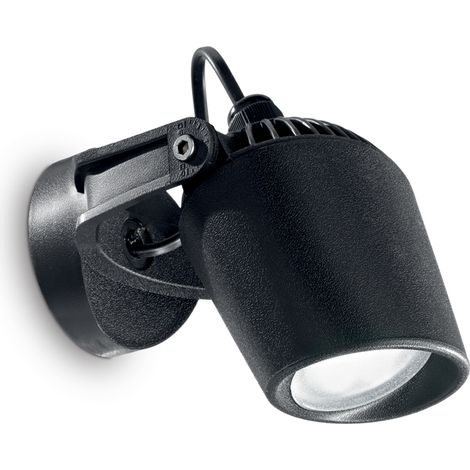Applique Moderna Elio Materie Plastiche Nero 1 Luce Gu10 (1/3)