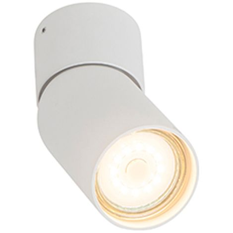Modern Surface-Mounted Spotlight White GU10 50mm - Falo