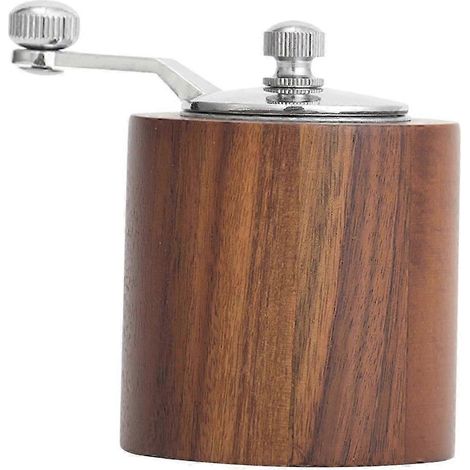Manuelle Kaffeemühle, verstellbar, professionell, tragbar, aus Holz, ideal zum Mahlen von Kaffee zu Hause, in der Bar, beim Camping, in der Küche – perfektes Geburtstagsgeschenk-Samll (1/5)