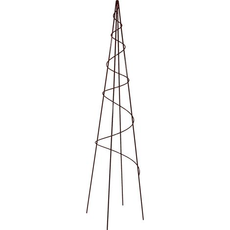 Tipi Spirale Fer Vieilli Support Culture Haute, Design Spirale - Louis Moulin (1/3)