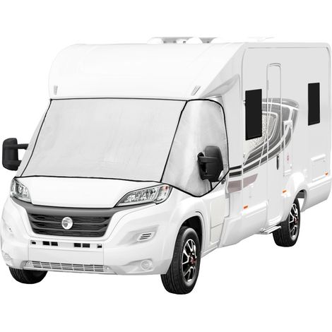 Copri parabrezza per Camper Rivestimento Termico Esterno per Tutto l'Anno Copri Parabrezza a Zip Argento Impermeabile in Alluminio & Spugna Tasche Rimovibili per Stoccaggio Borsa di Trasporto (1/5)